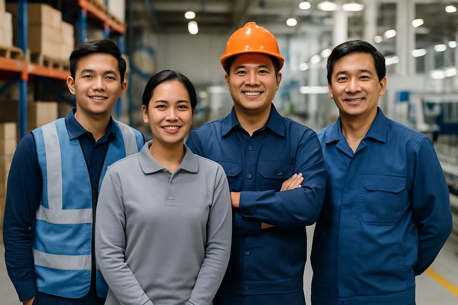 Zaměstnanci z Filipín