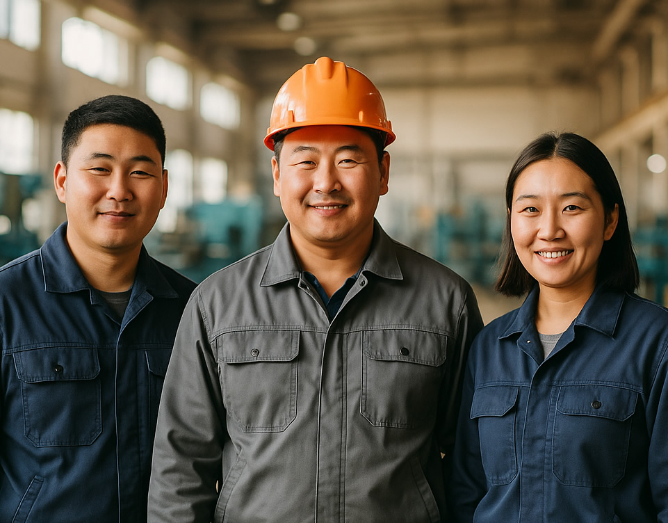 Zaměstnanci z Mongolska